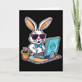 Happy Easter Bunny Computer Video Game Lovers 1 カード (正面)