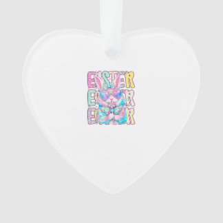 Happy Easter Bunny Coquette Bow Preppy Easter Day  オーナメント