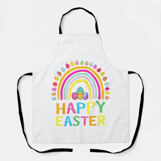 Happy Easter Bunny Easter Egg Hunt Easter Women Gi エプロン (正面)