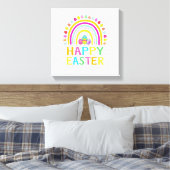 Happy Easter Bunny Easter Egg Hunt Easter Women Gi キャンバスプリント (インサイチュ (寝室))