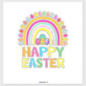 Happy Easter Bunny Easter Egg Hunt Easter Women Gi シール (シート)