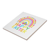 Happy Easter Bunny Easter Egg Hunt Easter Women Gi タイル (側面)