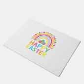 Happy Easter Bunny Easter Egg Hunt Easter Women Gi ドアマット (アングル)