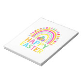 Happy Easter Bunny Easter Egg Hunt Easter Women Gi ノートパッド (回転)