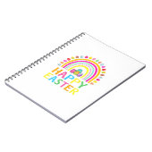 Happy Easter Bunny Easter Egg Hunt Easter Women Gi ノートブック (左側)