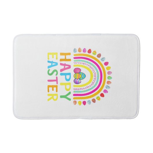 Happy Easter Bunny Easter Egg Hunt Easter Women Gi バスマット (正面)