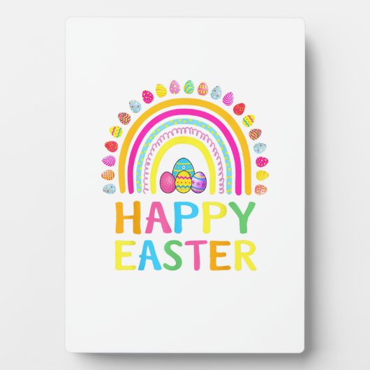 Happy Easter Bunny Easter Egg Hunt Easter Women Gi フォトプラーク (正面)