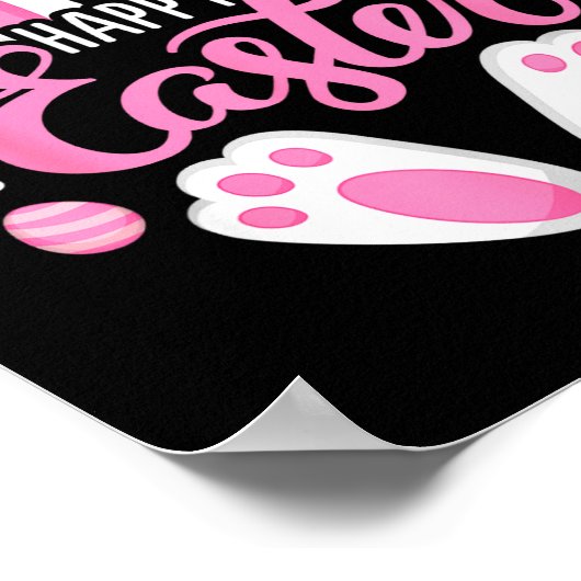 Happy easter bunny easter egg hunt squad easterHap ポスター (角)