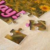 Happy Easter bunny egg heist jigsaw puzzle whimsic ジグソーパズル (側面)