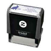 Happy Easter Bunny & Egg Return Address セルフインキングスタンプ (商品)