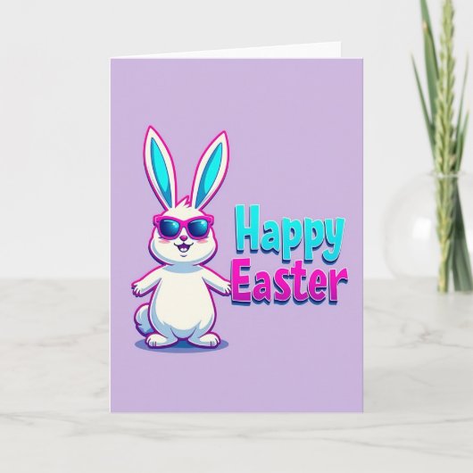 Happy Easter Bunny Friend Card カード (正面)