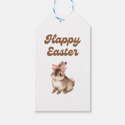 Happy Easter Bunny Gift Tag ギフトタグ (正面)