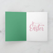 Happy Easter Bunny Greeting カード (内部)