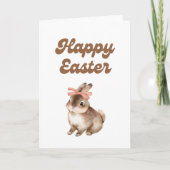 Happy Easter Bunny Greeting Card カード (正面)