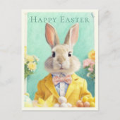 HAPPY EASTER BUNNY Holiday Postcard シーズンポストカード (正面)