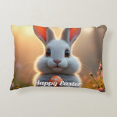 Happy Easter Bunny in the Magic of Spring アクセントクッション (裏面)