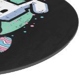 Happy Easter Bunny Pixel Game  カッティングボード (角)