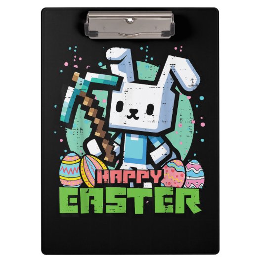 Happy Easter Bunny Pixel Game  クリップボード (正面)
