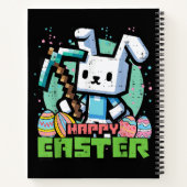 Happy Easter Bunny Pixel Game  ノートブック (裏面)