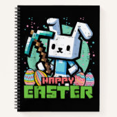 Happy Easter Bunny Pixel Game  ノートブック (正面)