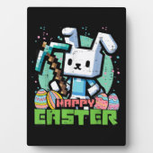 Happy Easter Bunny Pixel Game  フォトプラーク (正面)