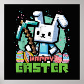 Happy Easter Bunny Pixel Game  ポスター (正面)