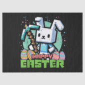 Happy Easter Bunny Pixel Game  薄葉紙 (正面)
