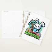 Happy Easter Bunny Pixel Game Gaming Gamer Boys Ki プランナー手帳 (ディスプレー)