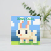 Happy Easter bunny pixelart, Pixel Art  シーズンカード (スタンド正面)