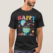 Happy Easter Bunny Possum Easter Day Groovy Tシャツ (正面)