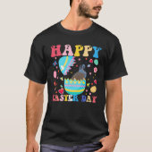 Happy Easter Bunny Quail  Easter Day Groovy Tシャツ (正面)