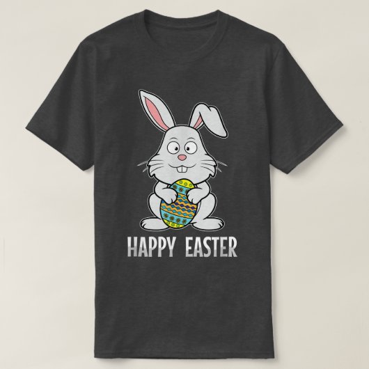 Happy Easter Bunny Rabbit Egg Hunt Christian Holid Tシャツ (デザイン正面)