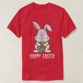 Happy Easter Bunny Rabbit Egg Hunt Christian Holid Tシャツ (デザイン正面)