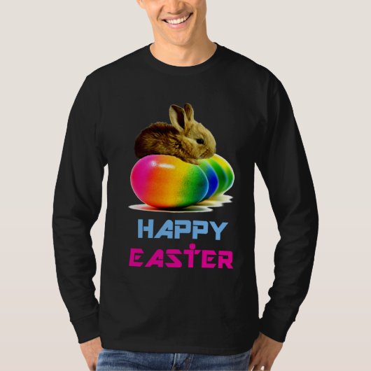 Happy Easter Bunny Rabbit  Egg Hunt Girl Boy Women Tシャツ (正面)