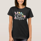 Happy Easter Bunny Rabbit Face  Easter Day Women G Tシャツ (正面)