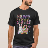 Happy Easter Bunny Rabbit Face  Easter Day Women G Tシャツ (正面)