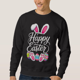 Happy Easter Bunny Spring Easter Egg Easter スウェットシャツ