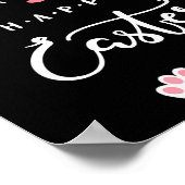 Happy easter bunny spring easter egg easter menHap ポスター (角)