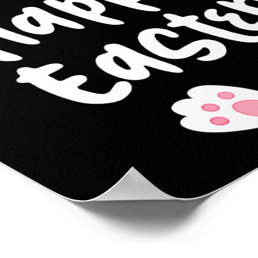 Happy easter bunny spring easter egg easter menHap ポスター (角)