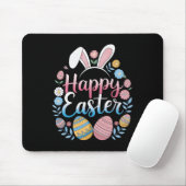 Happy Easter Bunny Spring Easter Egg Easter Shirts マウスパッド (マウス)