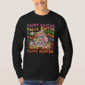 Happy Easter Bunny Spring Gnome Easter Egg Huntin Tシャツ (正面)