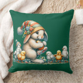 HAPPY EASTER BUNNY Tシャツ クッション (ブランケット)