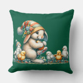HAPPY EASTER BUNNY Tシャツ クッション (正面)