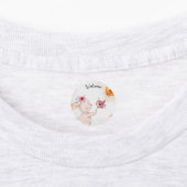 Happy Easter- bunny with butterfly  ラベル (貼付)