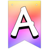 Happy Easter Bunting Banner Easter Bunny Decoratio バンティングフラッグ (第3の旗)