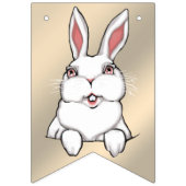Happy Easter Bunting Banner Easter Bunny Decoratio バンティングフラッグ (第1の旗)