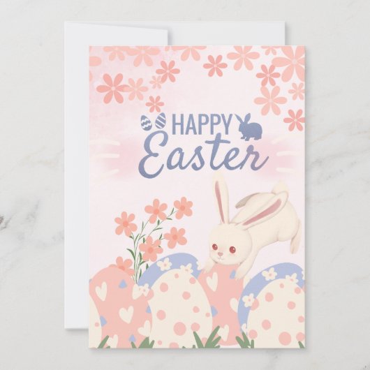 Happy easter card  シーズンカード (正面)
