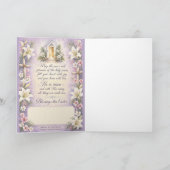Happy Easter Card | 主は復活されました カード (内部)