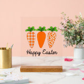 Happy Easter Carrot Cute Easter T-Shirt アクリルサイン (ウェディング)