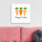 Happy Easter Carrot Cute Easter T-Shirt キャンバスプリント (インサイチュ (リビング))
